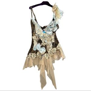 Vintage One of One: Ethereal LEO corset top